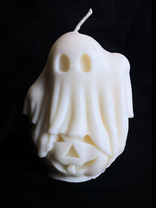 Ghost With The Most Pillar Candle